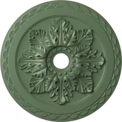 Ekena Millwork CM23BOAGF Ceiling Medallion, Athenian Green
