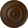 Ekena Millwork CM23FLRBC 23-1/2 x 2-3/4 Floral Ceiling Medallion, Root Beer Crackle view 1