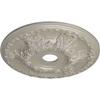 Ekena Millwork CM23GAPWS Granada Ceiling Medallion, 23 3/8 OD x 3 5/8 ID x 2 1/2 P, Pearl White view 2
