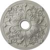 Ekena Millwork CM23JAPCF Jamie Ceiling Medallion, 23 5/8 OD x 3 7/8 ID x 2 1/8 P, Pot of Cream view 1
