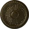 Ekena Millwork CM18RA2GGS Raymond Ceiling Medallion, Green Gold view 1
