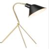 JONATHAN Y Mae Modern Metal Task Desk Lamp 20.25", Brass Gold/Black view 1