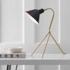 JONATHAN Y Mae Modern Metal Task Desk Lamp 20.25", Brass Gold/Black view 3