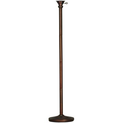Meyda Tiffany 25963 Mica Torchiere Floor Lamp Base, 65" Height