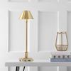 JONATHAN Y Roxy Slim Modern LED Table Lamp Metal 26", Brushed Brass Gold view 3