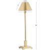 JONATHAN Y Roxy Slim Modern LED Table Lamp Metal 26", Brushed Brass Gold view 4