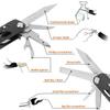 Poeland Multitool Pliers Set Stainless Steel Screwdriver Tool with 11 Screwdriver Bits Black view 2