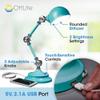OttLite Revive LED Desk Lamp with USB Port, Turquoise view 2