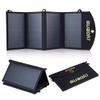 Marketed by Miraj 25W Fold able Solar Panels Power Bank Charger (Germany/Black) view 1