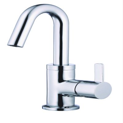 Gerber D222530 Amalfi Single Handle Bathroom Faucet with Metal Touch-Down Drain, Chrome