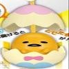 gudetama Easter Egg Mascot 1" 3D Phone Strap view 1