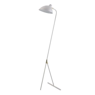 Versanora - Delicata Monopod Floor Lamps - White/Gold