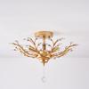 LightInTheBox Vintage Crystal Branches Chandeliers Flush Mounted Fixture with 4 Lights Tree Leaves Ceiling Lights Pendant Lighting Modern view 3