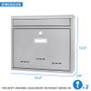 Barska Wall Mount Locking Drop Box Secure Mail, Key, or Suggestion Box with Key Lock for Home, Office, or Classroom Use view 2