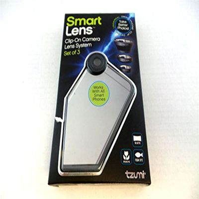 Tzumi SmartLens 3-in-1 Clip-On Camera Lens System for Most Smartphones 3760WM