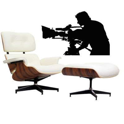 stickalz Video Camera Film Making Shooting Producer Director Hollywood Stylish Fashionable Photo Booth Cameraman Tv Room Decor Movie Theater Tr253