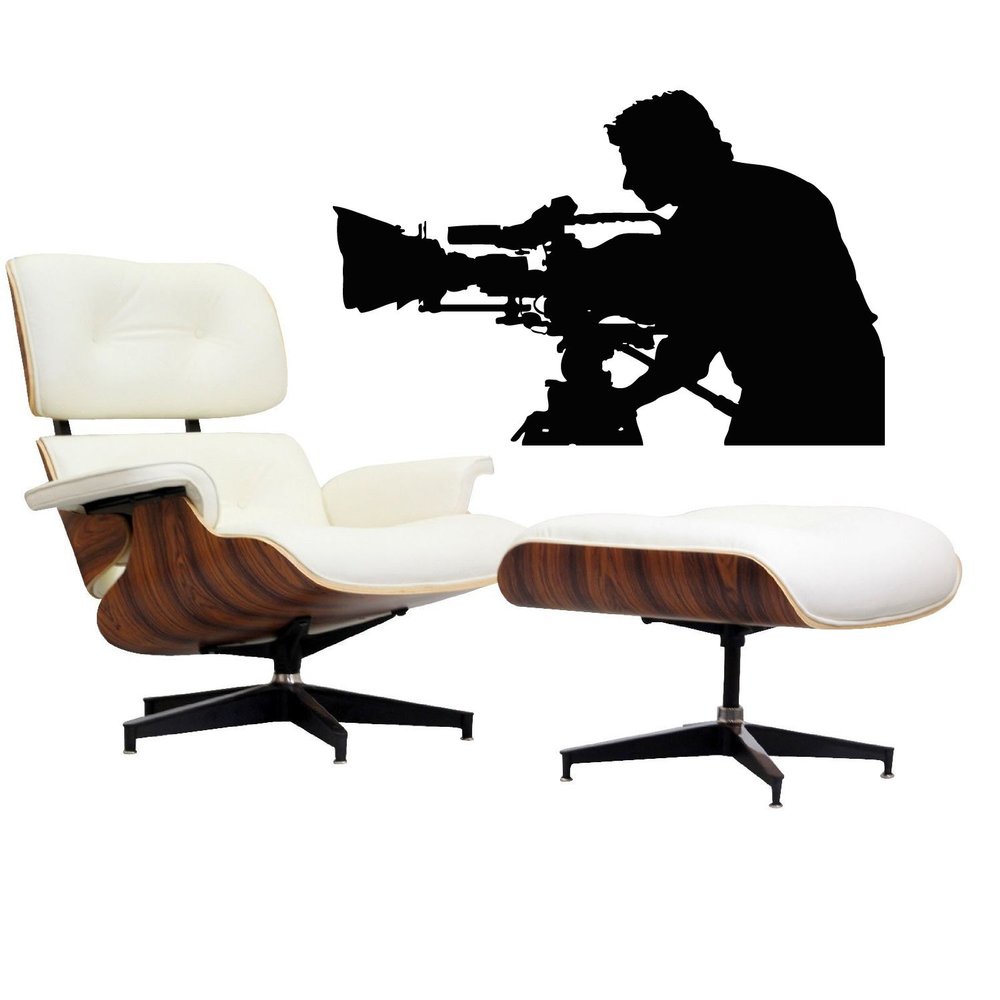 stickalz Video Camera Film Making Shooting Producer Director Hollywood Stylish Fashionable Photo Booth Cameraman Tv Room Decor Movie Theater Tr253