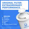 Brita Standard Water Filter for Pitchers and Dispensers, BPA-Free, Replaces 1,800 Plastic Water Bottles a Year, Lasts Two Months or 40 Gallons, Includes 2 Filters view 4