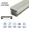 Mill Aluminum Mortised Door Bottom Sweep with Pile Brush Seal (7452MA) in (60''), SMS # 6 x 1/2'' Supplied view 3