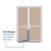 Dark Bronze Mortised Door Bottom Sweep with Pile Brush Seal (7452DB) in (48''), SMS # 6 x 1/2'' supplied view 3