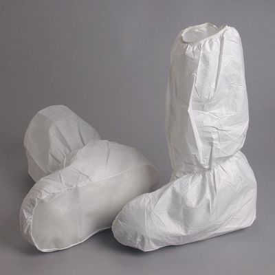 Alpha Pro Tech BT-A1813-B Critical Cover UltraGrip Elastic Top and Ankle Boot Cover with Anti-Skid Sole, X-Large, White (Case of 200)