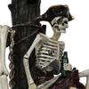 Set of 2 Pirate Skeleton Table Lamps with Treasure Map Shades, 21 Inch view 3
