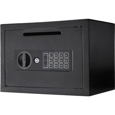 Barska Digital Depository Safe  0.57 Cu. Ft Front-Load Drop Box for Cash, Money & Mail, Multi-User PIN Code Lock, Steel Construction, Anti-Pry Hinges, Backup Keys, Ideal for Business or Office