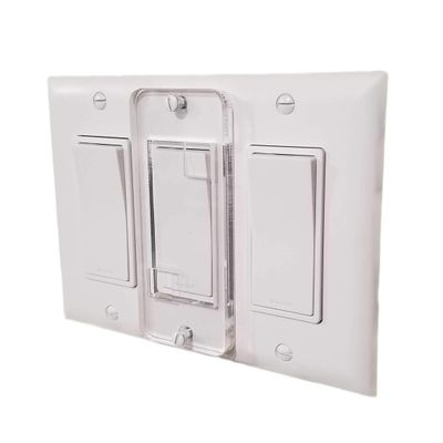 Decora Switch Plate Cover Guard, Child Protection, Residential, Lighting, Sump Pump, Indoor / Outdoor