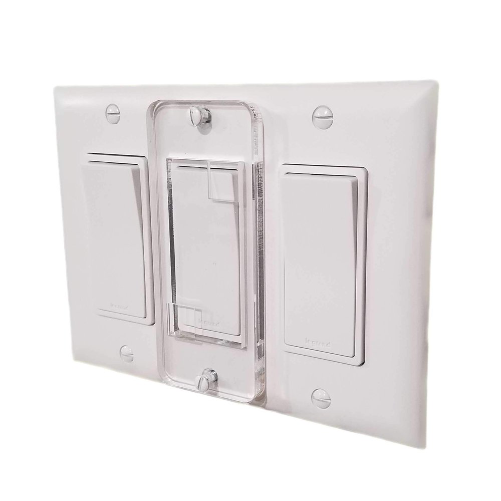 Decora Switch Plate Cover Guard, Child Protection, Residential, Lighting, Sump Pump, Indoor / Outdoor