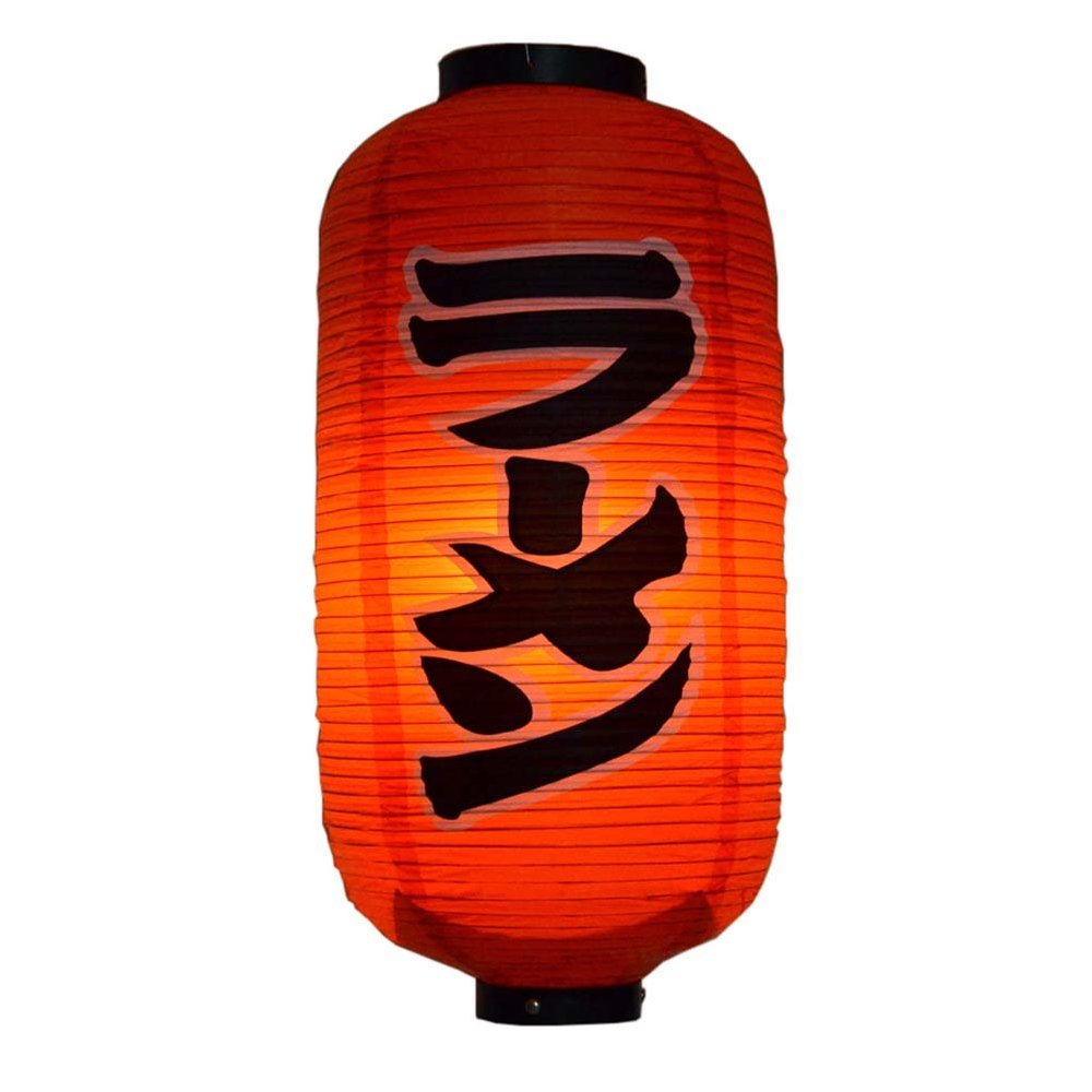 Japanese Style Red Hanging Lanterns Sushi Bar Restaurant Folding Lantern for Izakaya, L-06