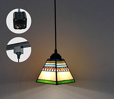 Kiven H-Type 3 Wire Track Light Pendants Length 4.9 ft Restaurant Chandelier Deco Chandelier Instant Pendant Light Bulb not Include Pendant Lamp