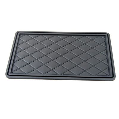Fochutech Extra Thick Sticky Anti-Slip Gel Pad Universal Non-Slip Dashboard Mat for Cell Phones Sunglasses Keys (Weave Pattern)