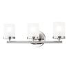 Mitzi H239303-PN Ryan-Three Light Bath Bracket in Style-17.5 Inches Wide by 6.25 Inches High, Finish Color: Polished Nickel view 1
