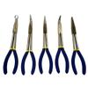 11 Long Needle Nose Pliers Set 5-Piece Plier Kit (Storage Bag Included) view 2
