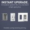 Legrand Radiant 15 Amp Qi Wireless Charging and Type A USB Outlet White 1pk view 2