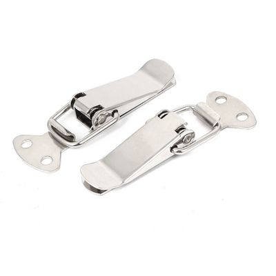 uxcell Box Chest Draw Closure Spring Loaded Latch Catch Toggle Hasp without Lock Hole 2pcs