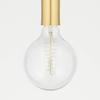 Mitzi H199501L-AGB/CR Avery - 1 Light Flush Mount 8.5 inches Tall and 14 inches Wide - Aged Brass/Cream view 3
