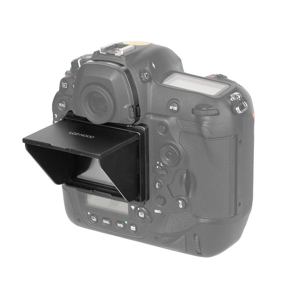 STSEETOP Camera LCD Sun Shade Sun Hood Camera LCD Viewfinder Professional Optical Sunshade with Screen Protector for Nikon D5
