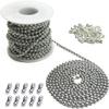 Hyamass 30 Feet 3.2mm Beaded Ball Chain, Ceiling Fan Pull Chain Extension view 1