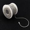 Hyamass 30 Feet 3.2mm Beaded Ball Chain, Ceiling Fan Pull Chain Extension view 2