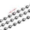 Hyamass 30 Feet 3.2mm Beaded Ball Chain, Ceiling Fan Pull Chain Extension view 3