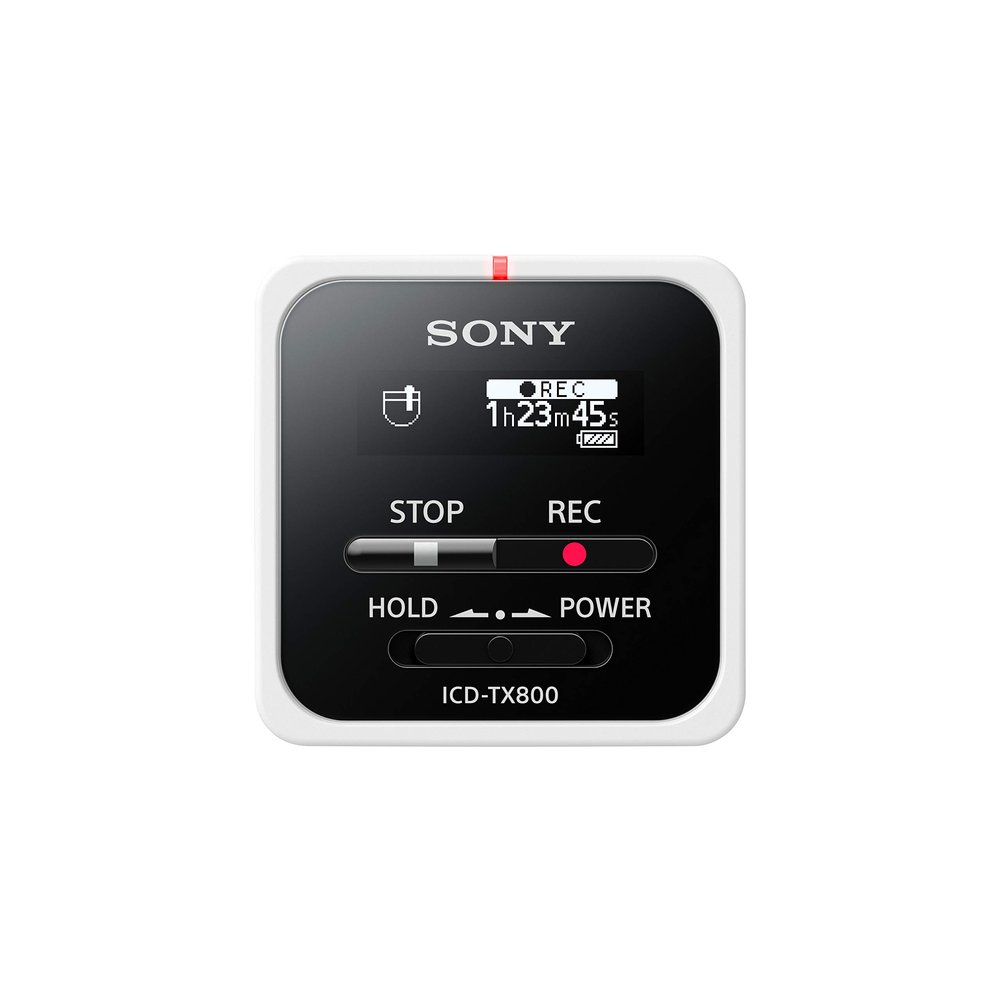 Sony TX800 Digital Voice Recorder with Remote (ICD-TX800/W), Black, Model:ICDTX800/W