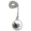 Bald Eagle Flying Over The Mountains Scenic Ceiling Fan and Light Pull view 1