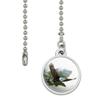 Bald Eagle Flying Over The Mountains Scenic Ceiling Fan and Light Pull view 2