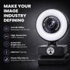 Live Video Streaming Kit, Includes 1080p 30 FPS Webcam, RGB USB Microphone, Adjustable LED Light for Twitch, YouTube, Podcast and WFH. for PC and Laptop (Not for PS5 & Xbox Alone). view 4