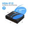 OREI 4K 60Hz 18G HDMI 2.0 Audio Converter Extractor - SPDIF + 3.5mm Output - HDCP 2.2 - Dolby Digital/DTS Passthrough CEC, HDR, Dolby Vision, HDR10 Support (HDA-912) view 3