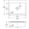 Elkay LSR27223 Lustertone Stainless Steel 27" x 22" x 8" Universal Mount Kitchen Sink 3 Faucet Holes view 2