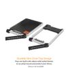 ICY DOCK Triple 3 Bay 2.5 inch SAS/SATA HDD & SSD Mobile Rack Enclosure for External 3.5 Drive Bay | ToughArmor MB993SK-B view 4