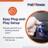 PoE Texas 24 Port PoE Injector with 48v120w Power Supply - 10/100 Data - Rack Mount - Add Passive Mode B 802.3af PoE to a Non PoE Switch for VoIP, WiFi AP, IP Camera, Security & Surveillance Systems view 4