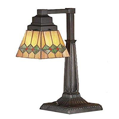Meyda Tiffany 48214 Martini Mission Desk Lamp, 20" Height